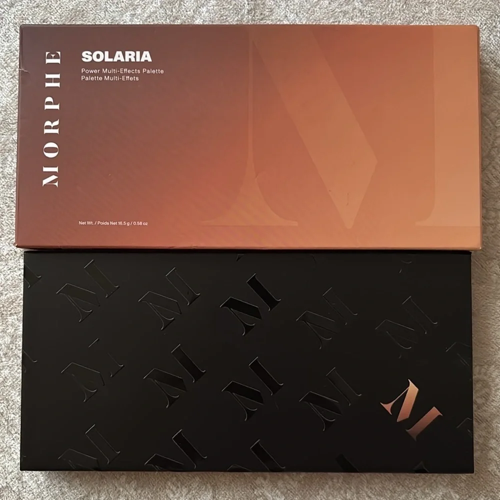 Brand New Morphe Solaria Power Multi-Effects Eyeshadow Palette Matte Shimmers